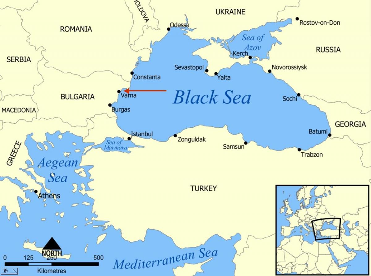 Расположение Болгарии на карте мира