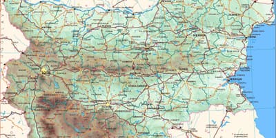 Карта болгарского побережья