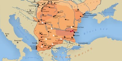 Карту Болгарское царство