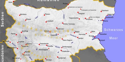Карта болгарского побережья