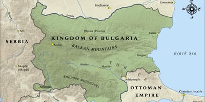 Карта старый болгарский