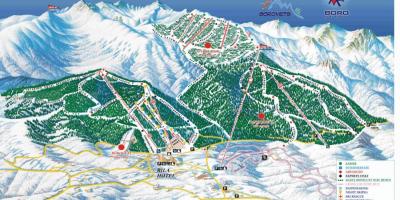 Болгария горнолыжный карте
