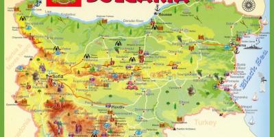 Болгария достопримечательности карта