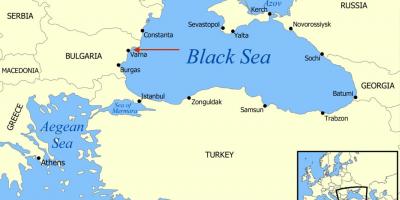 Расположение Болгарии на карте мира